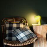 Wool checkered cushion cover 45x45cm