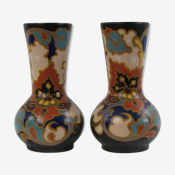 Paire de vases Régina Rosario Gouda Holland