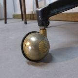 Faux leather office armchair