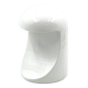 Lampe en céramique emblématique des années 60 « Longobarda » de Marcello Cuneo pour Gabbianelli, grande taille en blanc