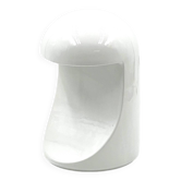 Lampe en céramique emblématique des années 60 « Longobarda » de Marcello Cuneo pour Gabbianelli, grande taille en blanc