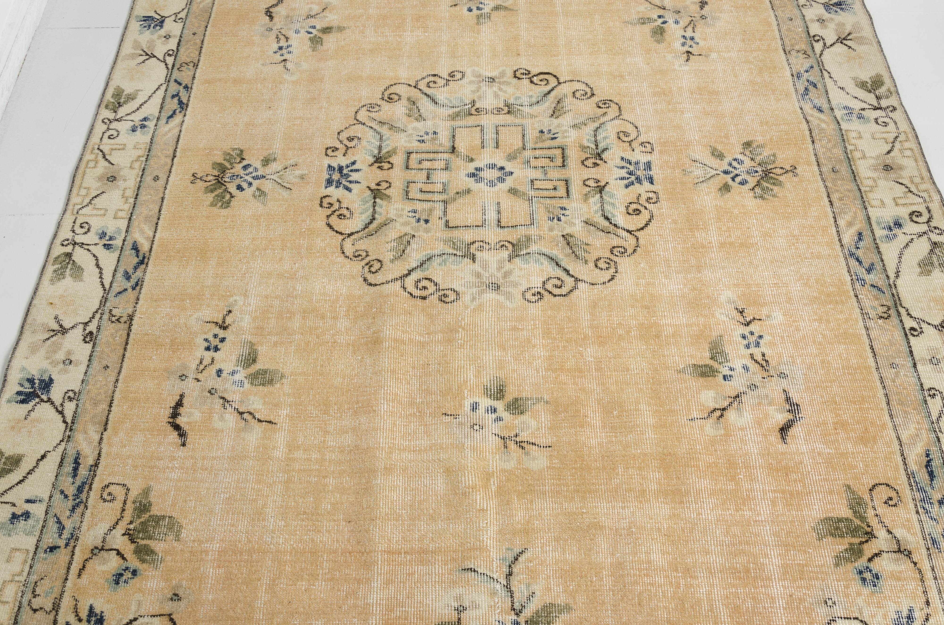 Oushak Wool Area Carpet -1751