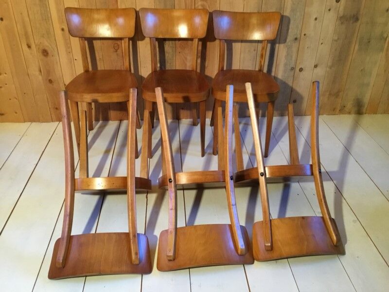Lot 6 bistro chairs