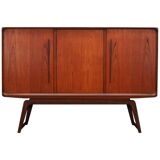 Teak highboard, Danish design, 1960s, production: Denmark