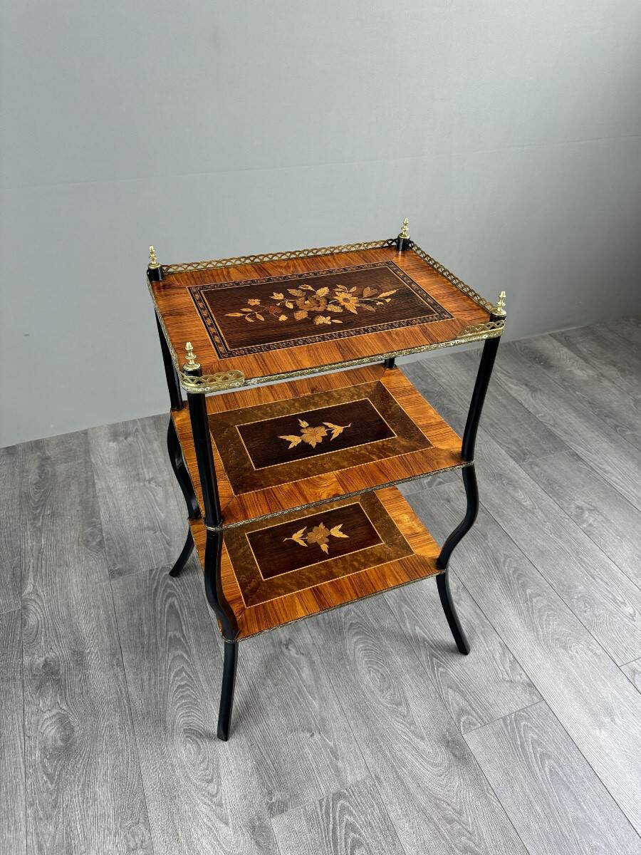 Marquetry shelf, Napoleon III style, 19th century