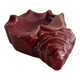 Shell ashtray in slipware