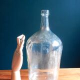 Demijohn in clear colorless glass