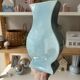 Vintage blue ceramic vase