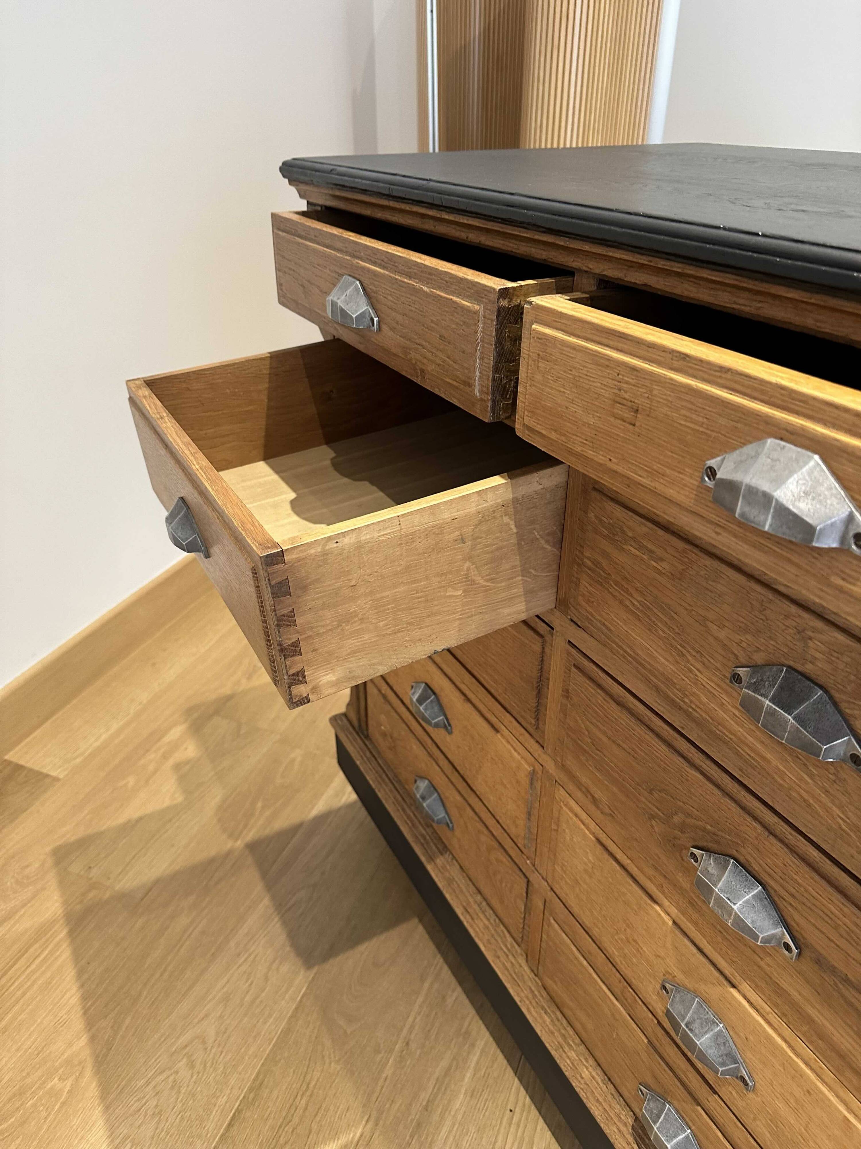 Craft furniture with drawers