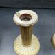 Pair of 19th-century bronze candlesticks