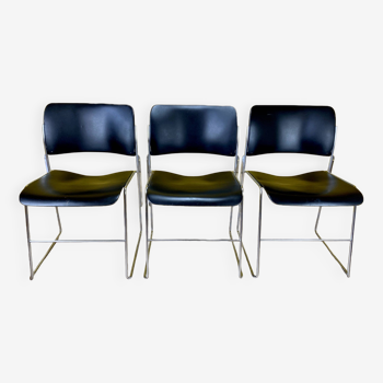3 David Rowland 40/4 chairs,1975