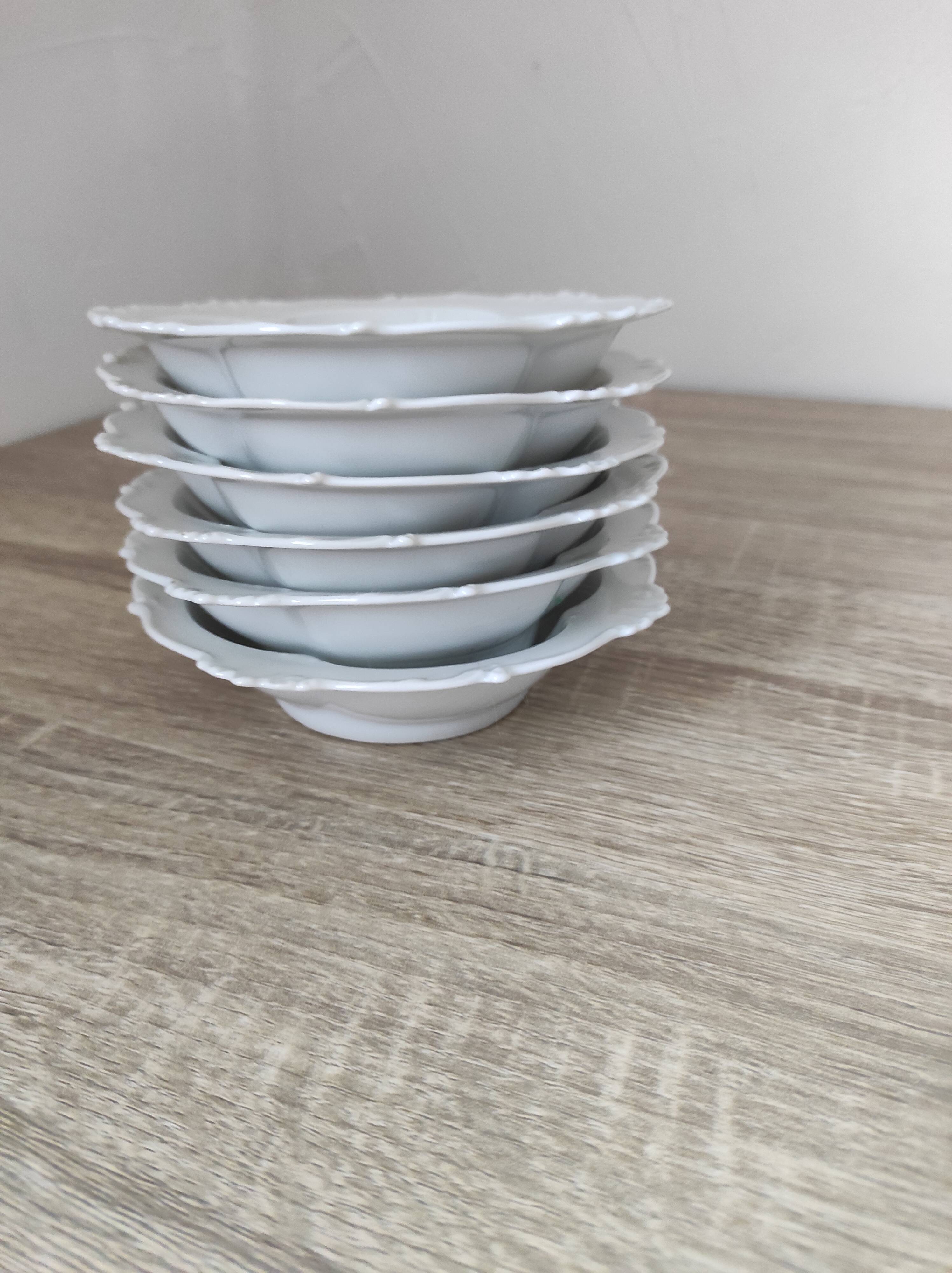 Set of porcelain bowls Jamet Seignolles