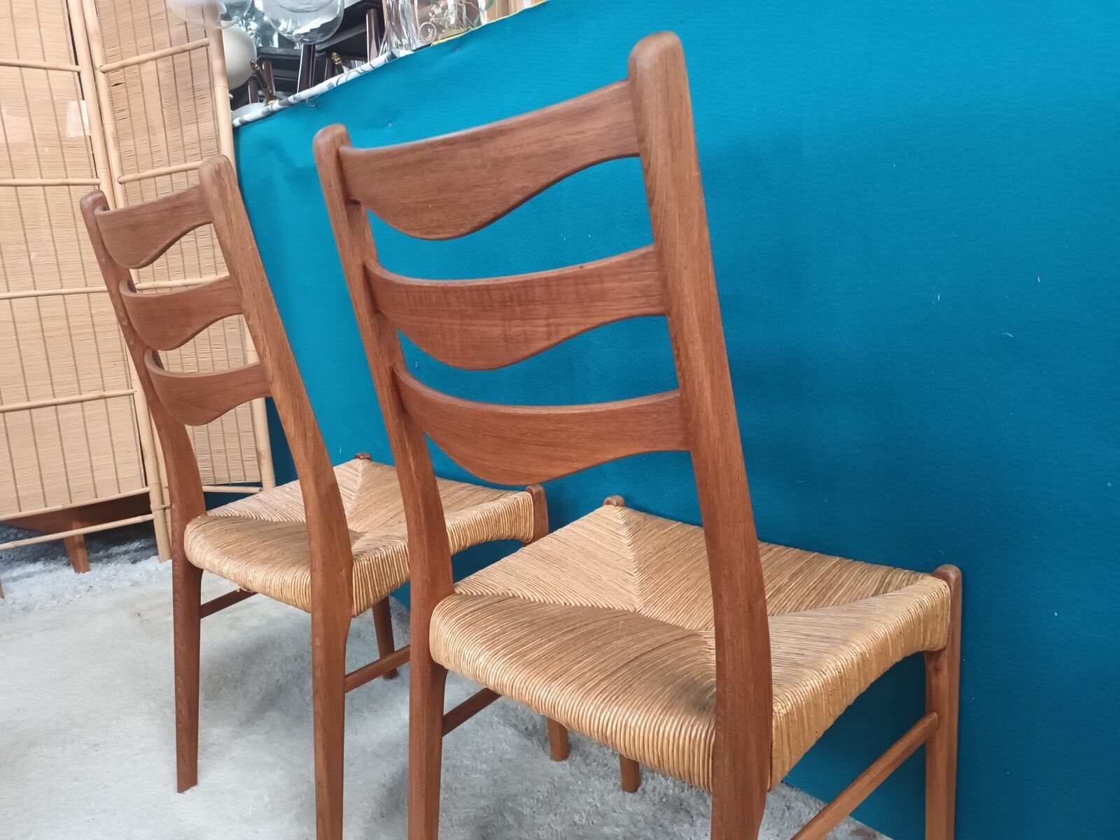 Series of 4 Danish teak chairs Arne Wahl Inversen