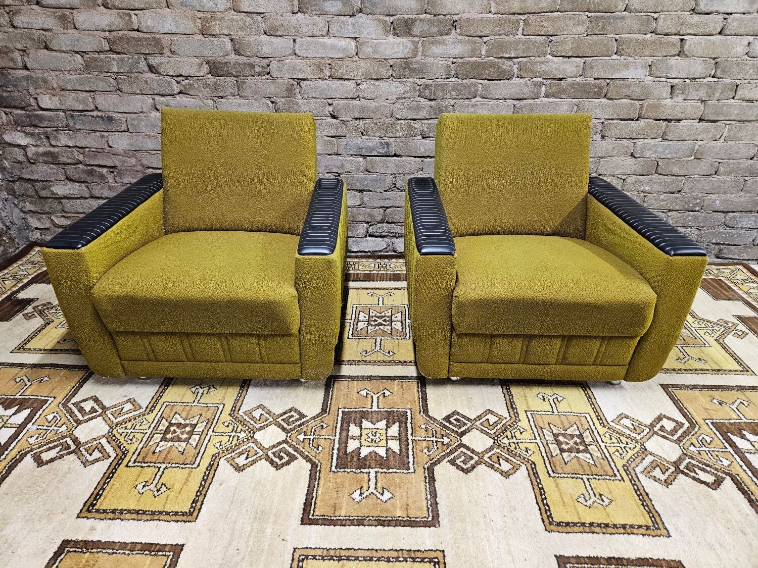 Pair of vintage armchairs 1960s