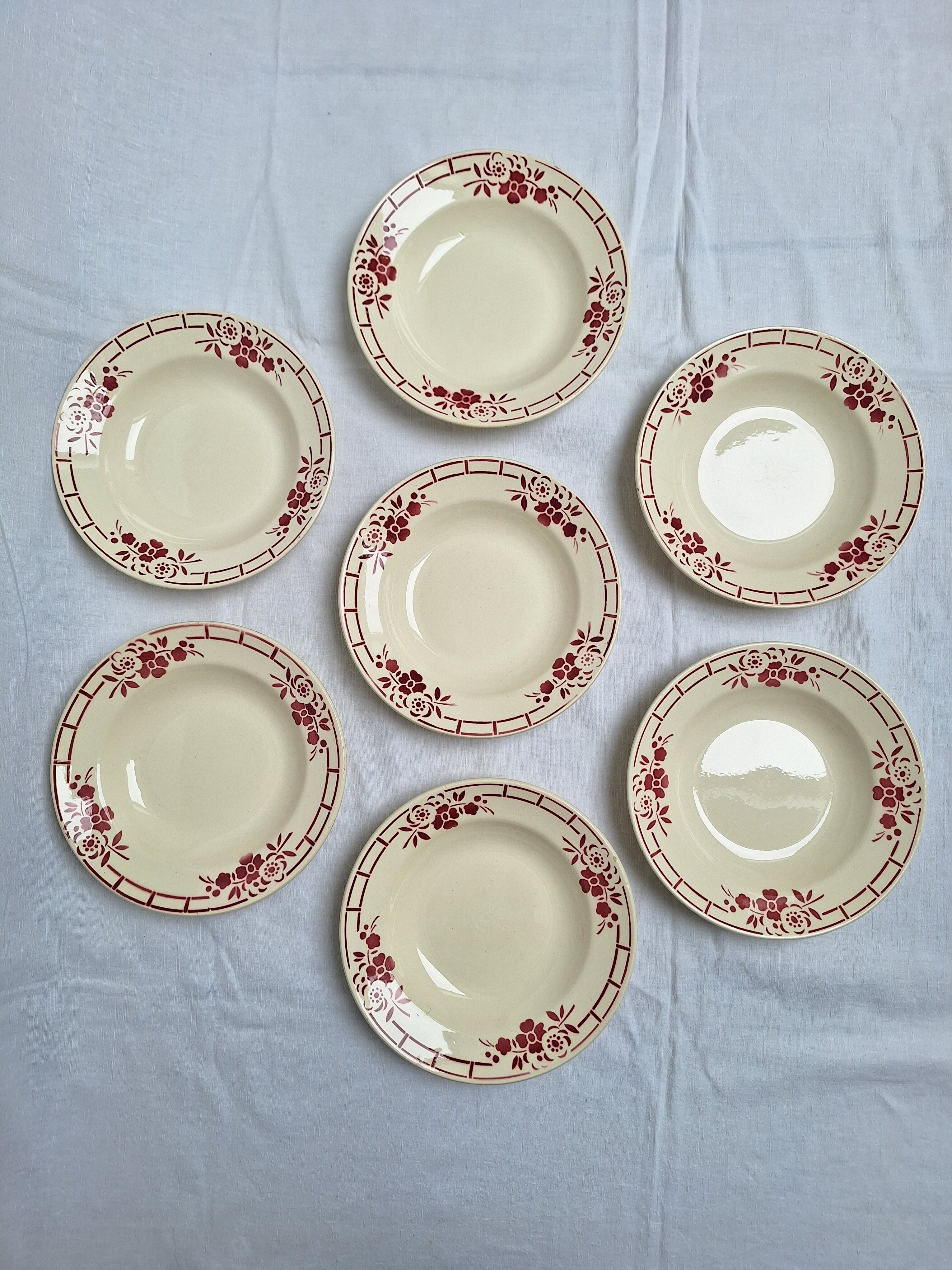 Vintage badonviller plates