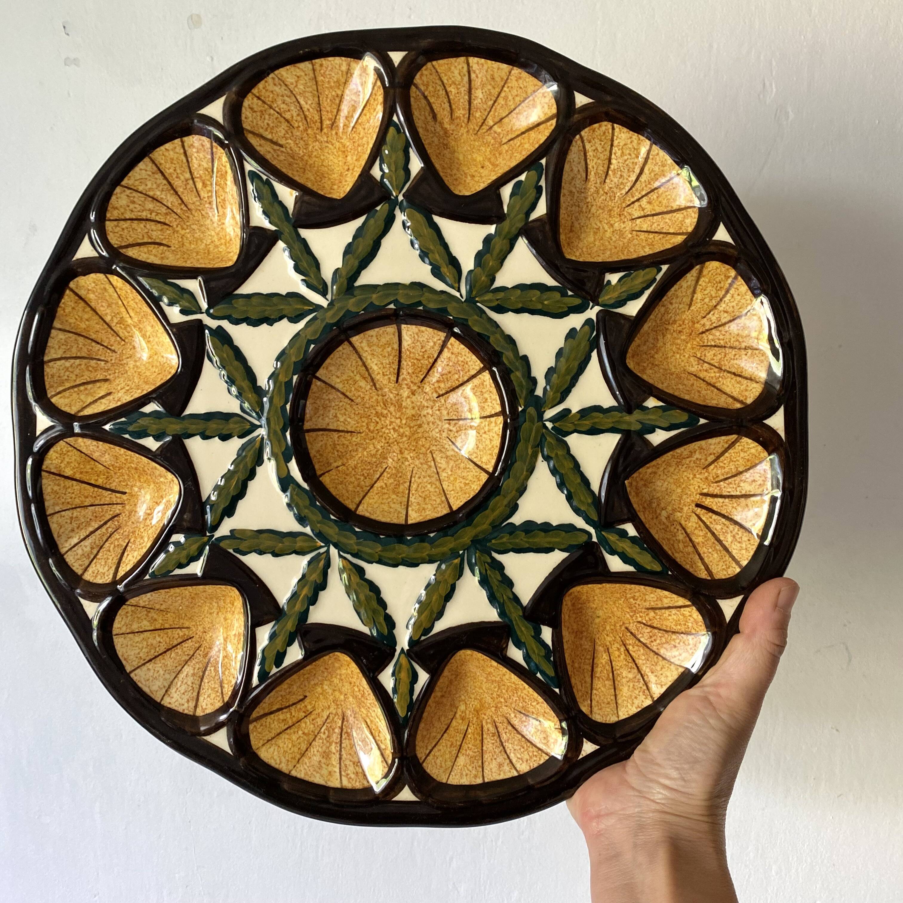 Vintage St Jean de Bretagne oyster dish