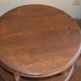 Side table with 3 oak levels