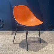 Ensemble de 6 chaises Guariche orange