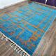 Large Moroccan rug made of natural wool, dimensions 250x150 cm, handmade.