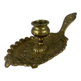 Bougeoir en laiton vintage