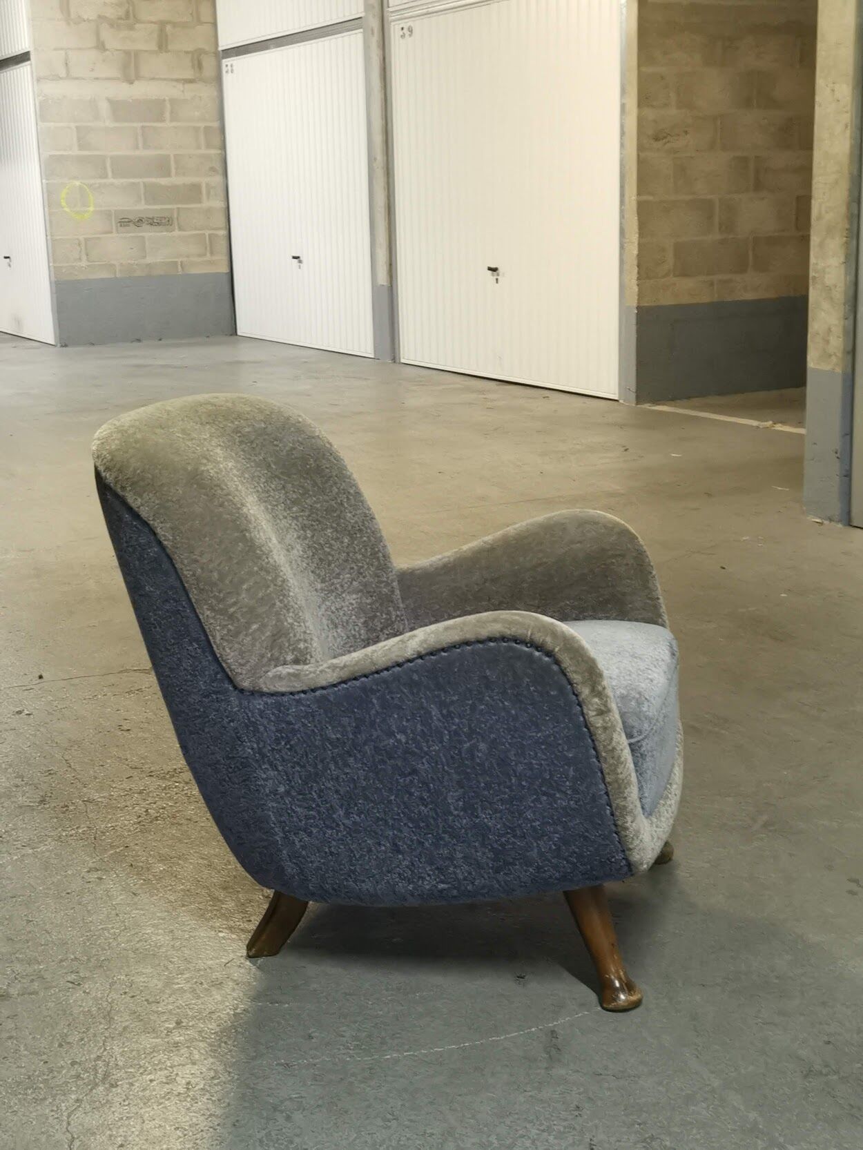 Teddy chair of ebeniste Berga Mobler rare