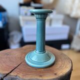Blue candle holder