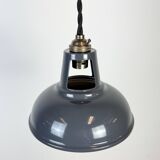 Vintage Industrial Grey Painted Ceiling Lamp, 2000s