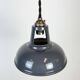 Vintage Industrial Grey Painted Ceiling Lamp, 2000s