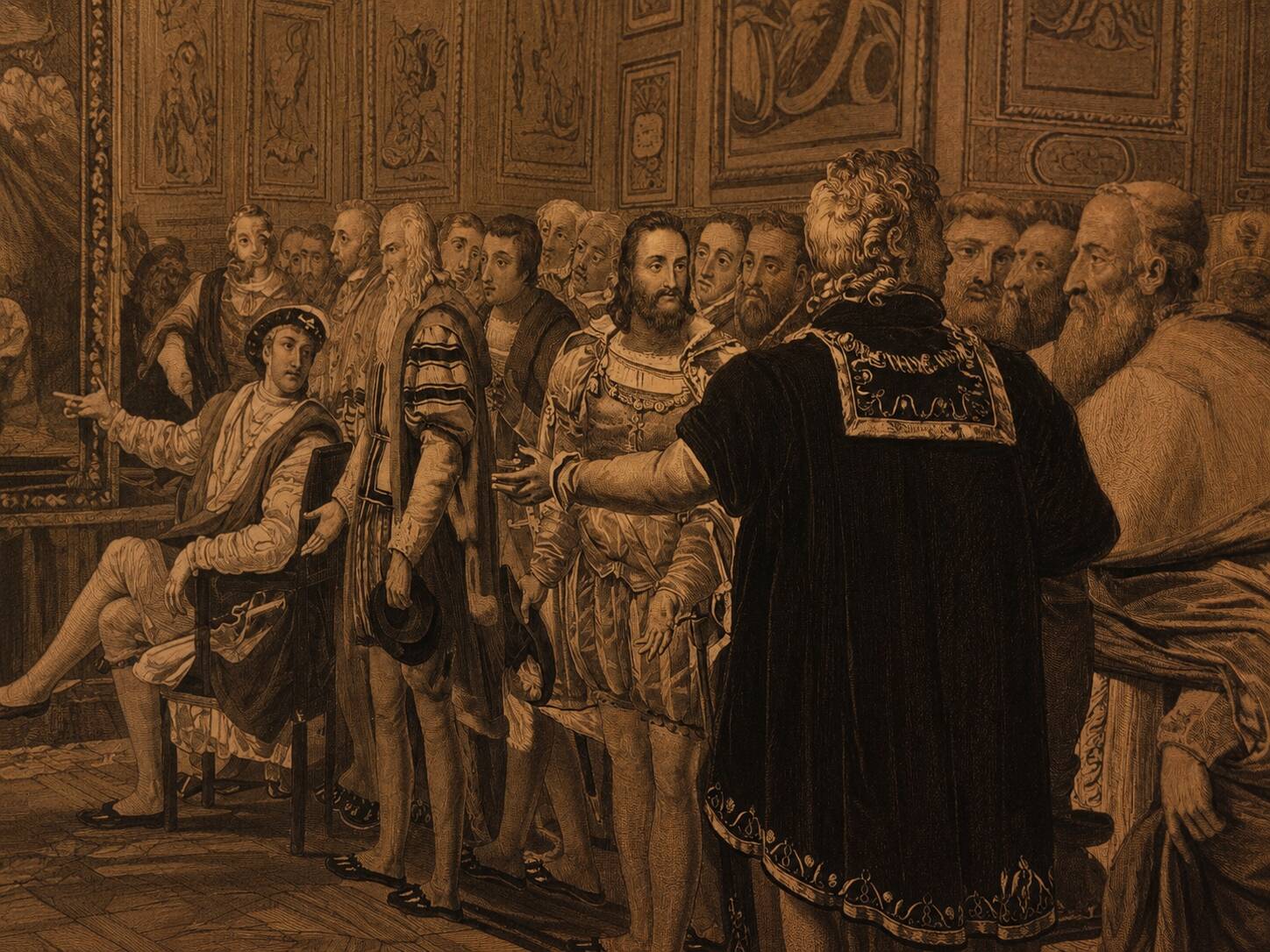 Francis I, Raphael & Leonardo da Vinci at Fontainebleau