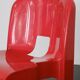Red "Universale" chair by Joe Colombo / Kartell