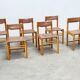 Exceptional set of eight dining chairs by Ibisco Sedie