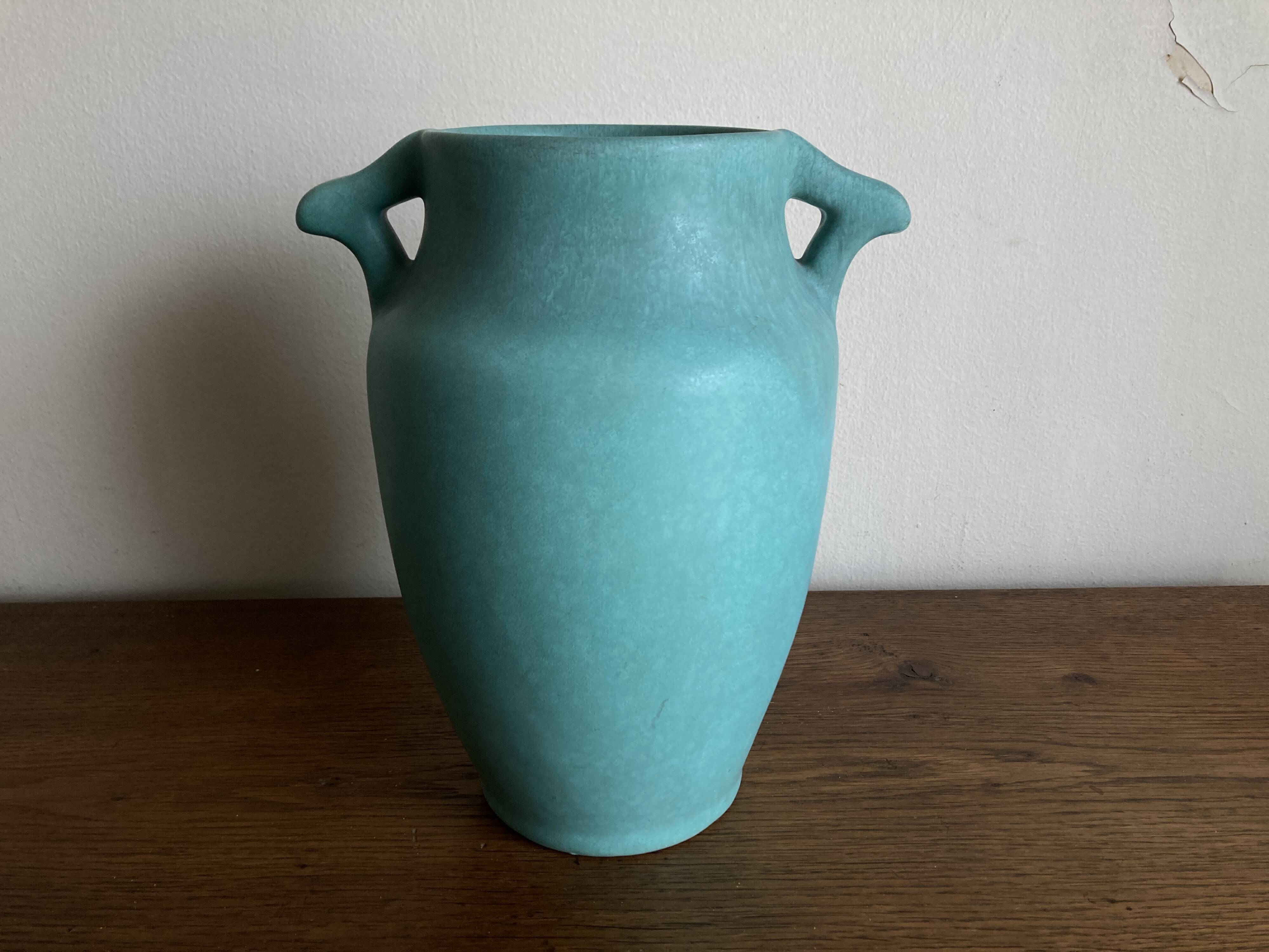 Neo-classical Arts & Crafts vase USA 1930 Weller Pottery Art Nouveau