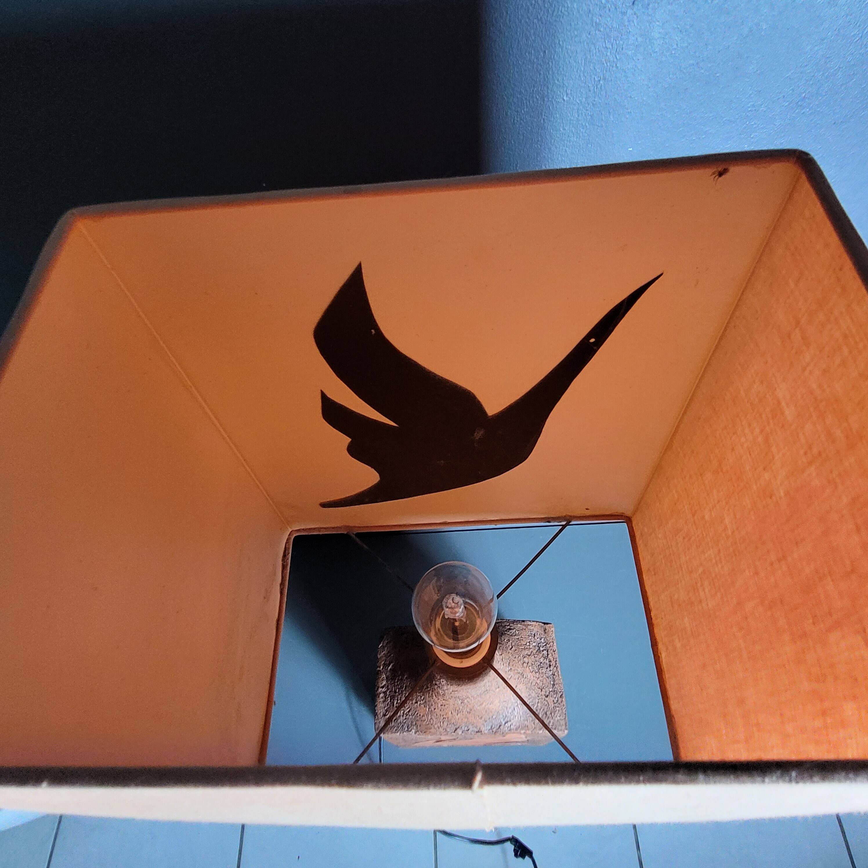 Roche-Bobois 70's ceramic/terracotta lamp