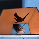 Lampe Roche-Bobois 70's céramique/terre cuite