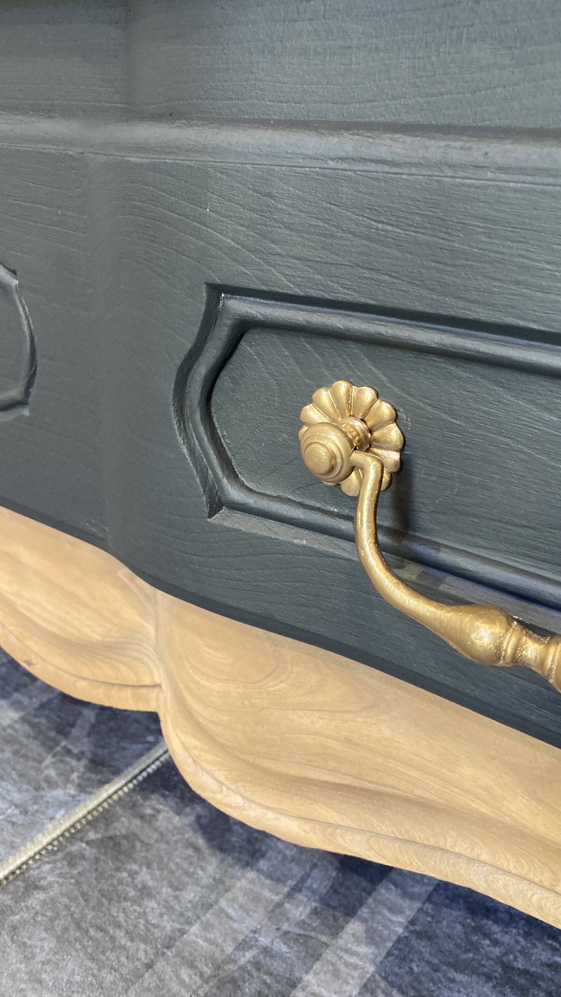 Restored solid wood chest of drawers