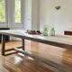 Ancienne Table de Ferme Founder en Chêne Massif 225 cm de long