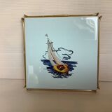 Sailboat boat marine trivet