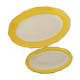 Duo of dishes Lunéville daffodil model