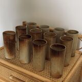 Vintage stoneware orangeade set by Michel Woop