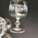 Set 12 verres d’Alsace cristal gravé vin et apéritif