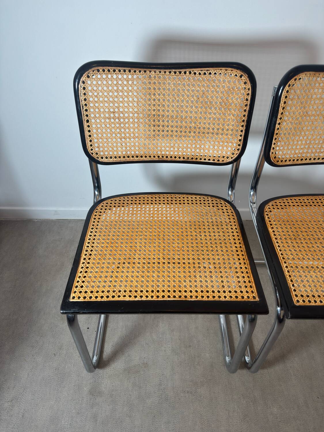 Paire de chaises Marcel Breuer  cesca b32