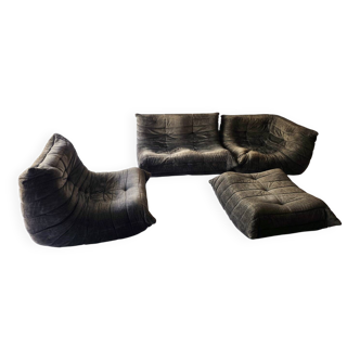 Ensemble canapé et fauteuils par Michel Ducaroy pour Ligne Roset (années 70