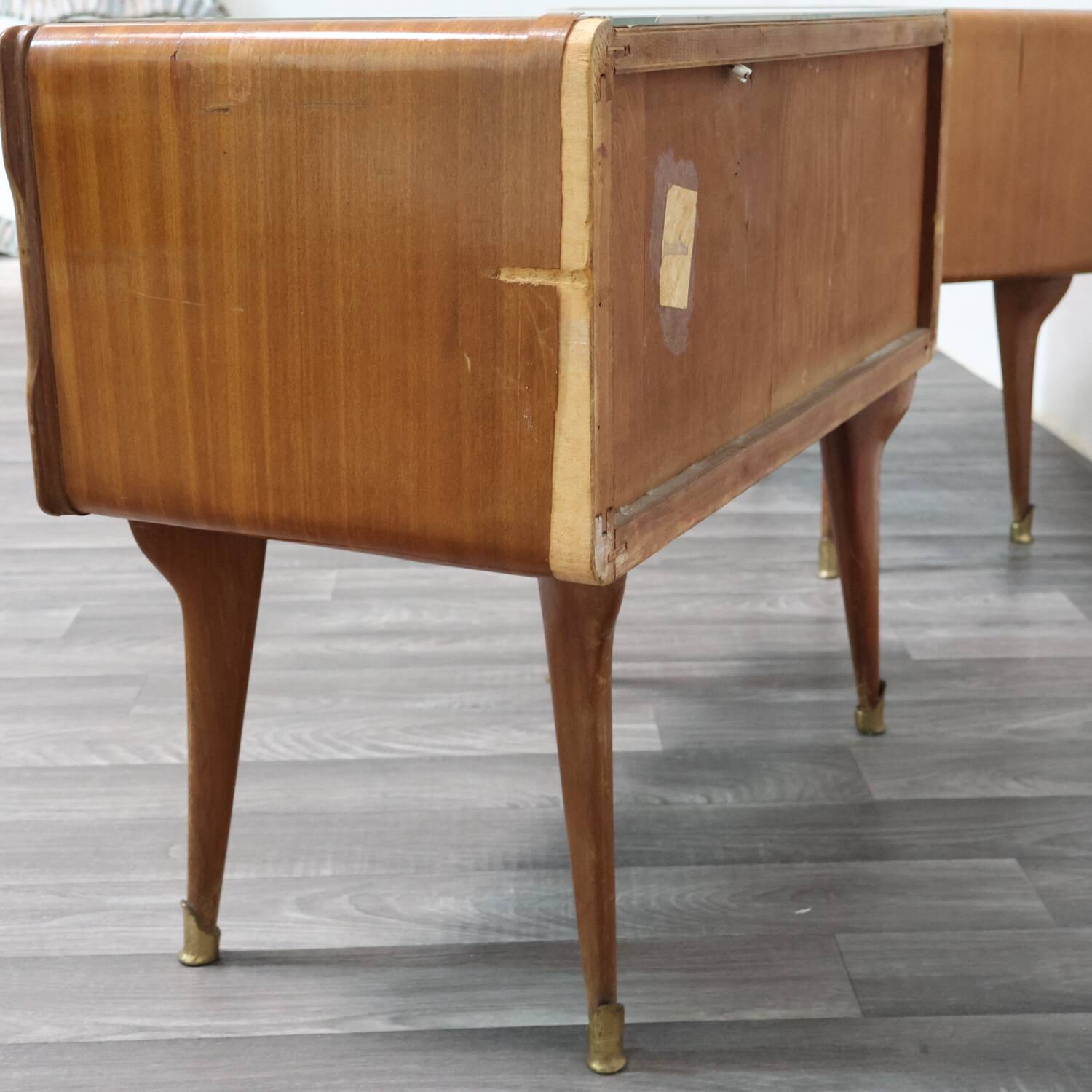 Coppia Di Comodini Gio Ponti Style Mid-Century 1950’s Modernariato Des