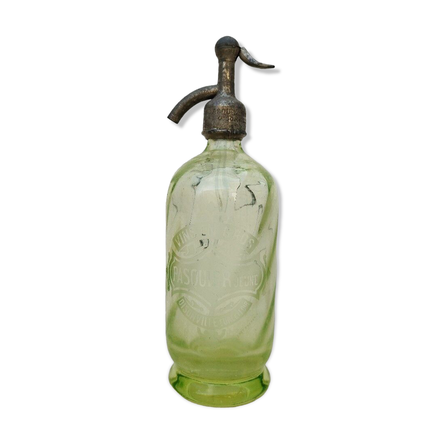 Siphon old water of seltz Pasquier Oisonville Oysonville