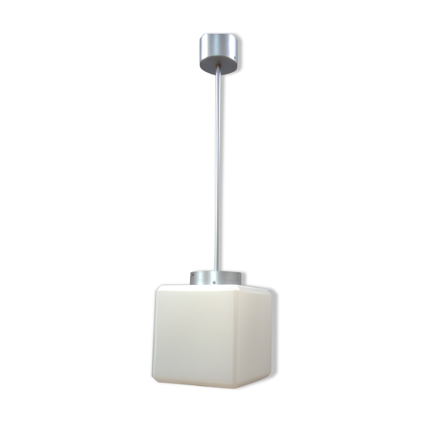 Square glass ceiling lamp