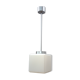 Square glass ceiling lamp