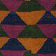 Vintage handmade Turkish rug 108x137 cm