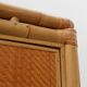 Mid-century bamboo and rattan wardrobe, Italy ca. 1960