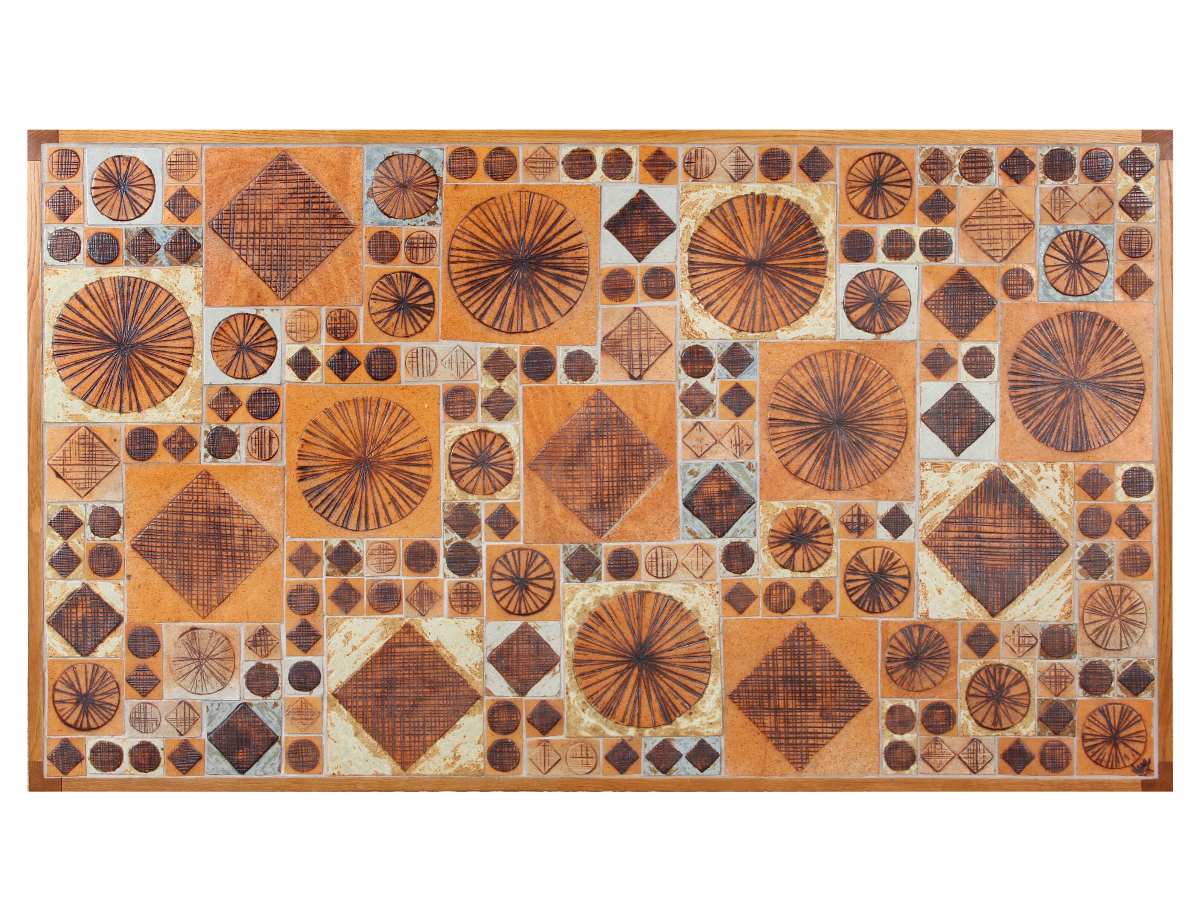 Table basse scandinave en céramique de Tue Poulsen