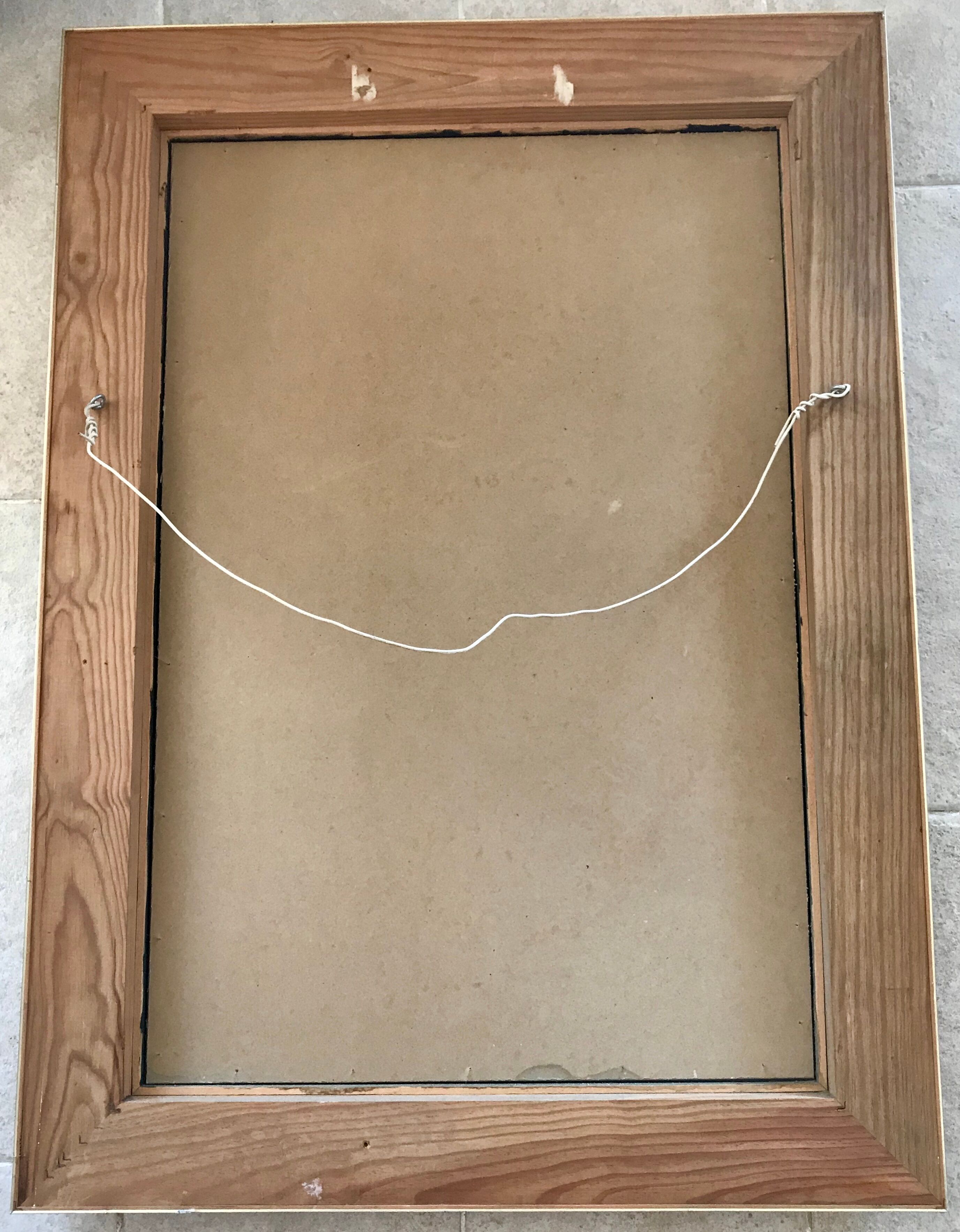 Mirror brass vintage 110 X 80